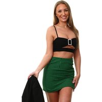 Only Nadina Pattern Skirt - Green / Green Bee - 10