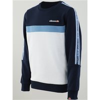Ellesse Sadotti Junior Sweatshirt - Navy / White / Blue - 12/13Y