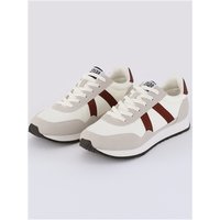 Jack & Jones Mens Mesh Combo Sneakers - Beige / Moonbeam - 7