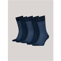Tommy Jeans Navy 5-Pack Classics Socks Gift Box - 43/46