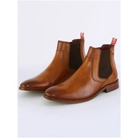 Base London Scout Washed Chelsea Boots - Tan - 12