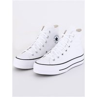 Converse Womens Chuck Taylor All Star Lift Platform - White/Black/White - 3