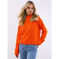 Brave Soul Polo Neck Jumper - Orange - XS