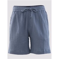 Brave Soul Cotton Beach Shorts - Mid Blue - XL