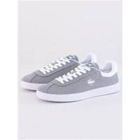 Lacoste Mens Baseshot Translucent Sole Trainers - Grey / White - 7