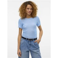 Veromoda Shelby Ss O-Neck Short Top - Dutch Canal - L