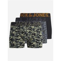 Jack & Jones Danny Trunks 3 Pack - Black - 2XL