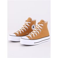 Converse Womens Chuck Taylor All Star Lift Platform High Top Shoes - Gingersnap/White/Black - 4