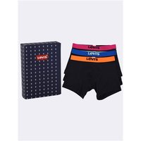 Levi's Giftbox 3 Pack Boxers - Black / Neon - S