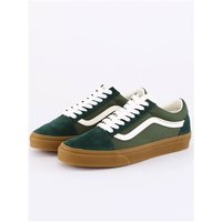 Vans Womens Old Skool Shoes - Sporty Green / Gum - 4