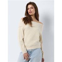 Noisy May Heidi Off Shoulder Knit - Eggnog - S