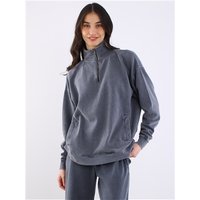Weekend Vibes Zip Sweat - Charcoal - 12