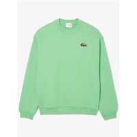 Lacoste Loose Fit Badge Accent Fleece Sweatshirt - Green - S