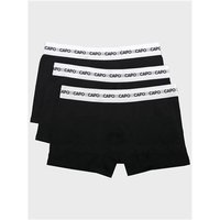 Capo Essential 3 Pack Boxer Shorts - Black - L