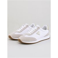 Guess Womens Joggin Suede-Blend Running Shoes - White - 40