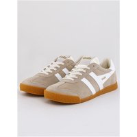 Gola Elan W Bone Womens trainers CLB538-CW in a Plain Leather in Size 4