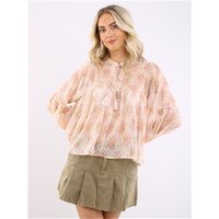 Only Laida Elisa Top - Egret / Lily Garden - S