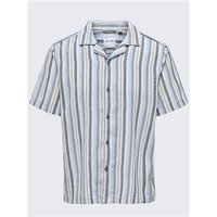 Only & Sons Trev Life Stripe Shirt - Vintage Indigo - 2XL