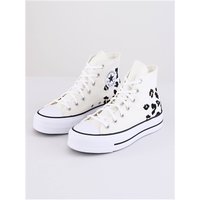 Converse Womens Chuck Taylor All Star Lift Print - Egret Beige / Coastal - 8