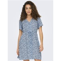 Only Evida Short Dress - Provincial Blue - XL