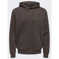Only & Sons Ceres Hoodie Sweat - Mulch - XS