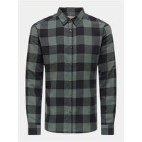 Only & Sons Check Shirt - Green - S