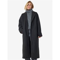Noisy May Caddy Long Coat - Dark Grey Melange - XS