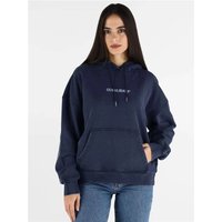 Guess Overhead Logo Hoodie - Daring Ocean - XL