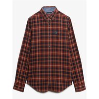 Superdry&Co Cotton Lumberjack Shirt - Logger Check Orange - L