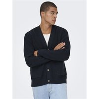 Only & Sons Frame Cardigan Knit - Dark Saphire - S