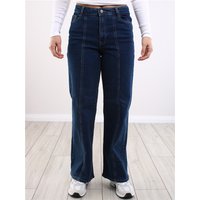 Jdy Felina Wide High Waist Jeans - Dark Blue Denim - 14R