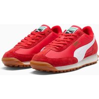 Puma Womens Easy Rider Vintage Sneakers - Red White - 3