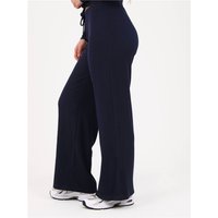 Saint Genies Rib Wide Leg Trousers - Navy - L