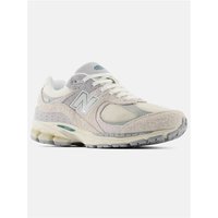 New Balance Mens 2002r Shoes - Linen With Concrete And Slate Grey - 10