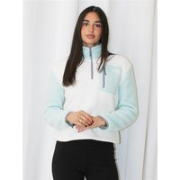 The North Face Yumiori Off-Peak 1/2 Zip Fleece Jacket - White Dune /Opal - XS
