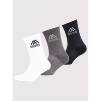 The North Face Multi Sport Crew 3 Pack Socks - White - S