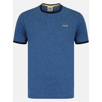 Tokyo Laundry Trevor 2 Grindle Ringer T-Shirt - Blue - XL