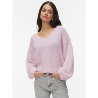 Veromoda Maybe 2way V-Neck Pullover - Parfait Pink - XL