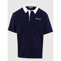Guess Embroidered Logo Polo - Daring Ocean - M