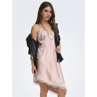 Only Bella Slanted Satin Lace Dress - Lotus - L