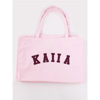 Kaiia Tote Bag - Pink / Burgundy - One