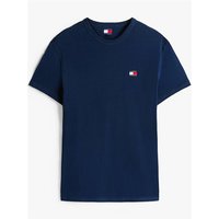 Tommy Jeans Flag Crew Neck T-Shirt - Dark Blue - 2XL
