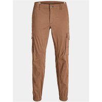 Jack & Jones Slim Fit Cargo Trousers - Brown / Cocoa - 34L