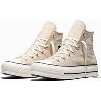 Converse Womens Chuck Taylor All Star Lift Platform Paisley Pop - Natural Ivory/Egret/Black - 7