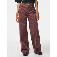 Pieces Selma Wide Colored Jeans - Winetasting - 32R