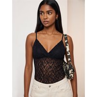 Saint Genies Lace Bodysuit - Black - L