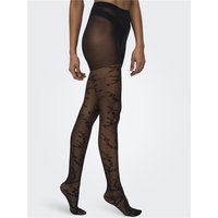 Jdy Agnes Flower Tights - Black - L/XL