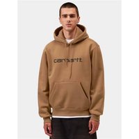 Carhartt Wip Hooded Sweatshirt - Wip H Brown / Black - 2XL