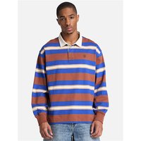 Timberland - Long-Sleeve Rugby Polo for Men in Brown, Man, Brown, Size: S