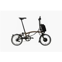 Brompton C-Line Electric Urban 4-speed - Typ H- 16 Zoll 300Wh 4K Faltrad - Black Lacquer